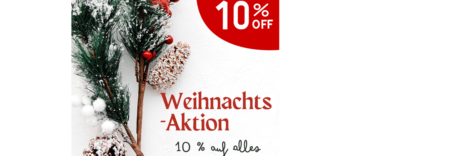 10 % auf alles.