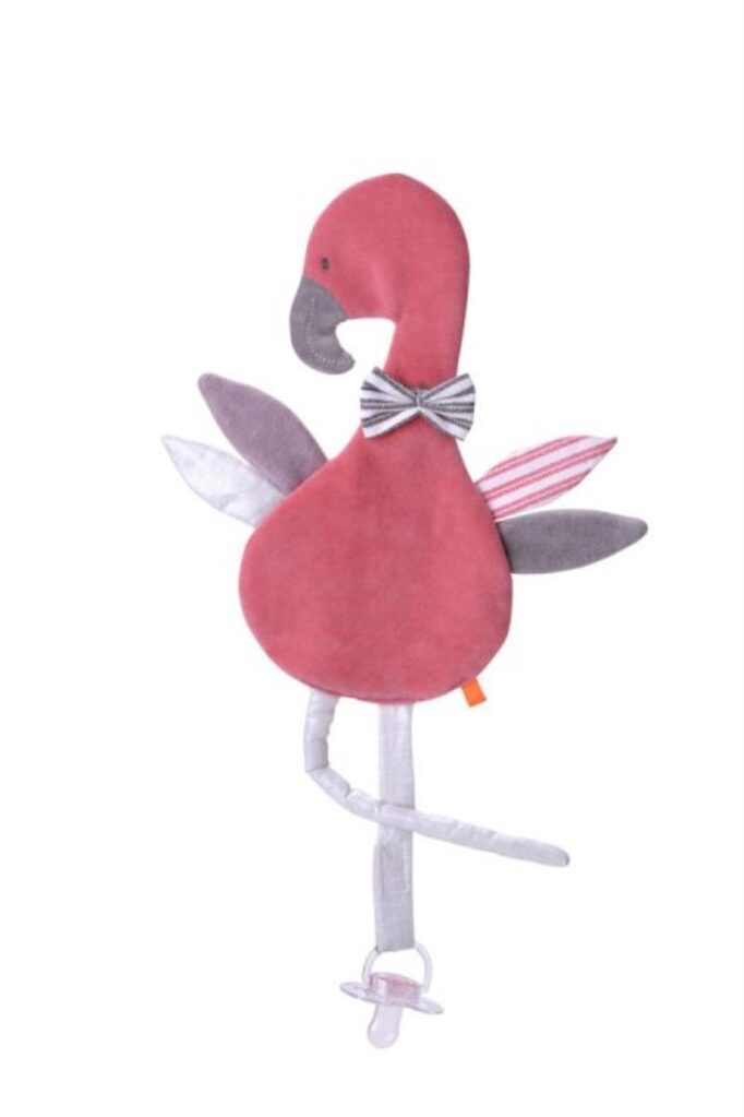 Schnullertuch Flamingo